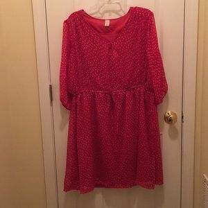 Red Dotted Dress